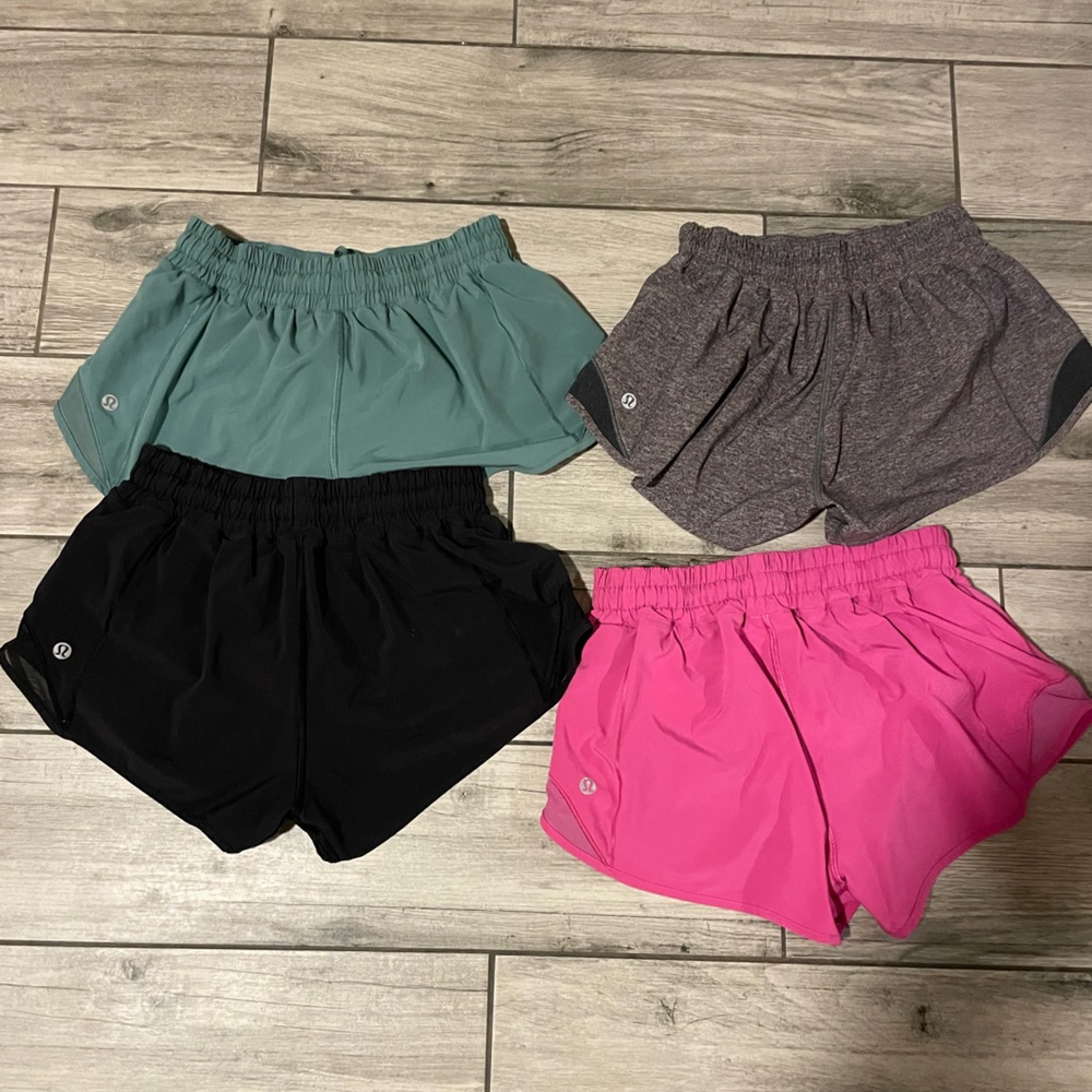 lululemon athletica Women's Shorts - Black, Pink, Gray, Green